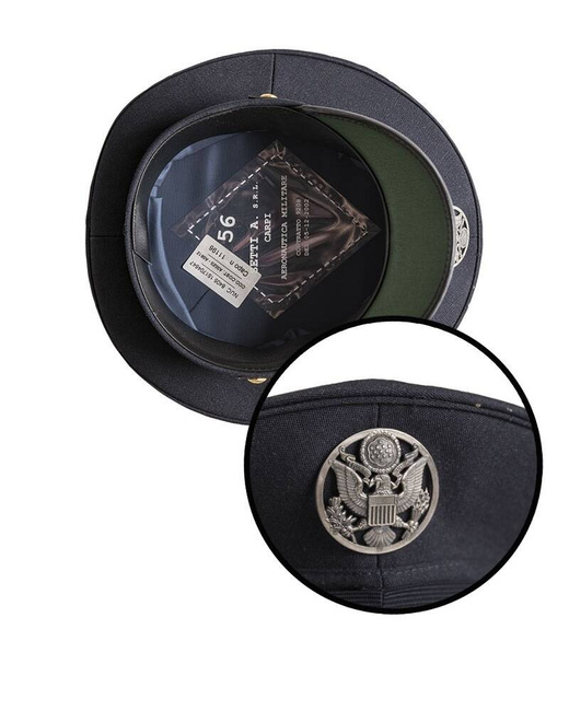 KALAP DARK BLUE VISOR HAT US AF TYPE W.INSIGNIA HASZNÁLT