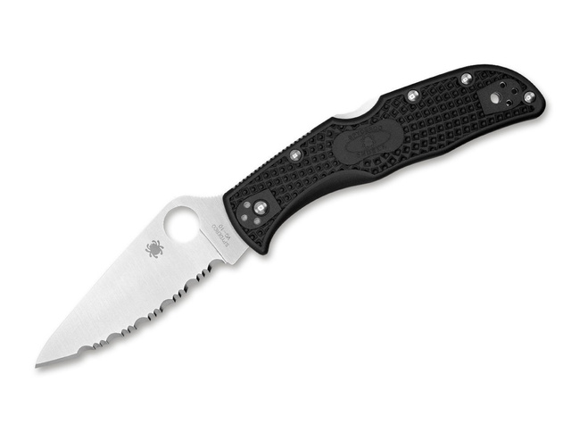 ENDELA SERRATED POCKET KNIFE -  SPYDERCO