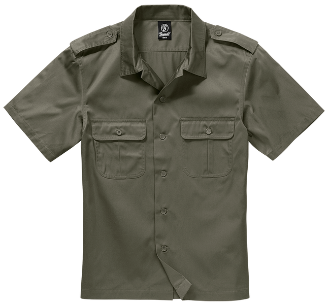 US shirt with short sleeves - Olive - Brandit