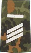 EMBLÉMA - GERMAN ARMY FLECKTARN CAMO/SILVER SHOULDER LOOPS ´HAUPTGEFREITER UA´
