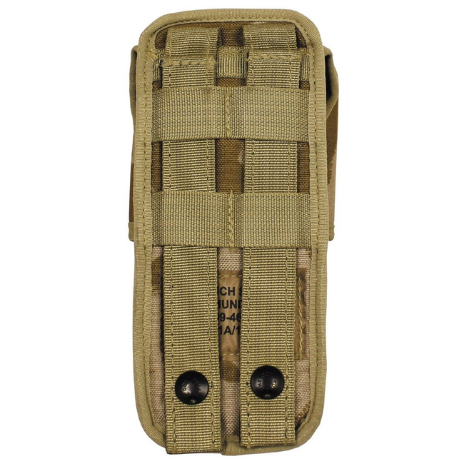 GB Ammo Pouch, SA 80, "MOLLE", DPM desert, used