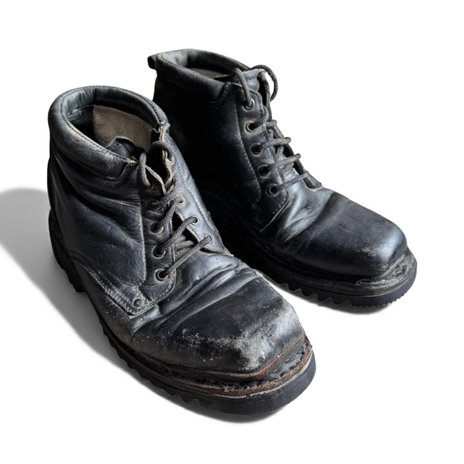 KATONAI BŐR BAKANCS - HEGYI VADÁSZOK - KATONAI TÖBBLET RÓMAI HADSEREG - FEKETE - HASZNÁLT