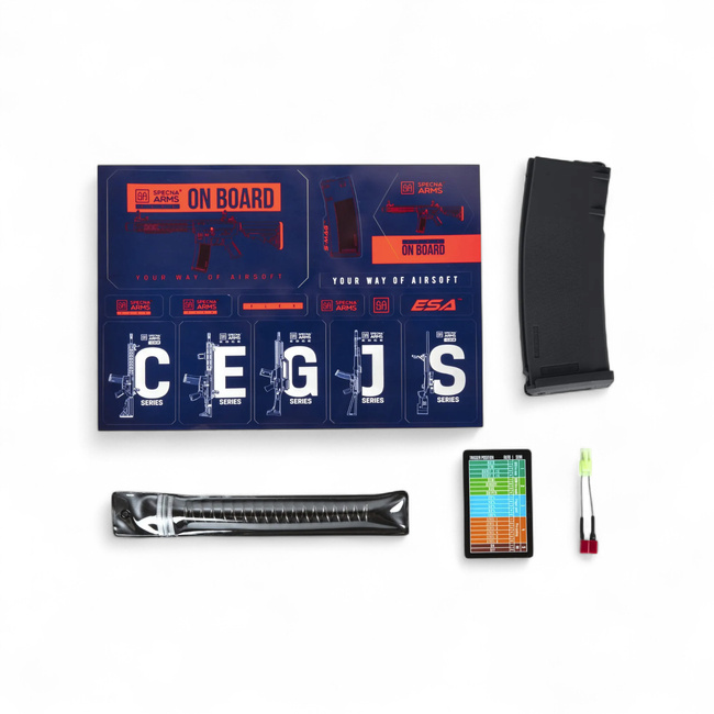 REPLIKA AIRSOFT PUSKA SPECNA ARMS SA-F04-RL - FLEX HAL - ETU - LIGHT OPS/ ÚJ VEVŐ BLACK