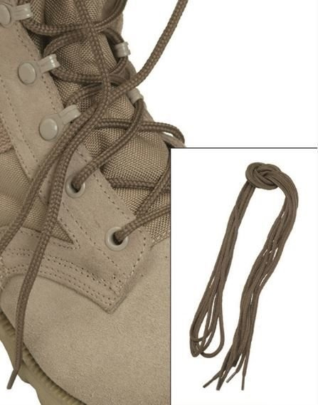 POLIÉSZTER CIPŐFŰZŐ - 80 CM - 2 PÁRBÓL ÁLLÓ KÉSZLET - Mil-Tec® - COYOTE