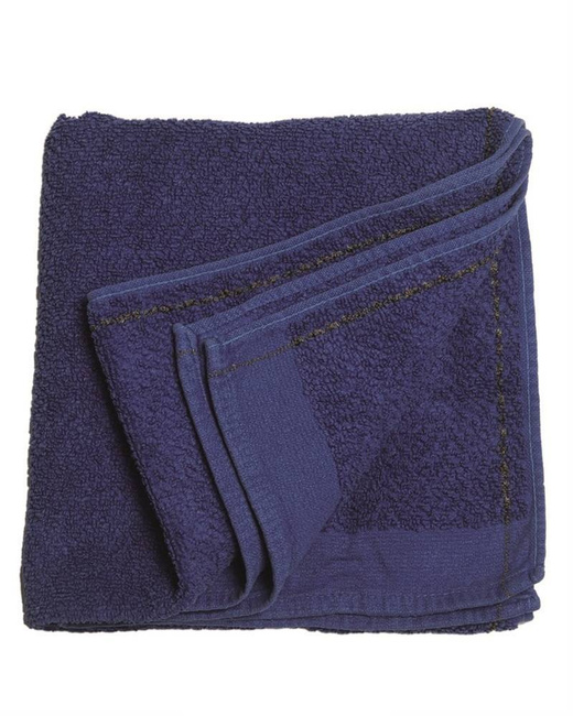 TERRY TOWEL - BLUE/YELLOW - GERMAN MILITARY SURPLUS - USED