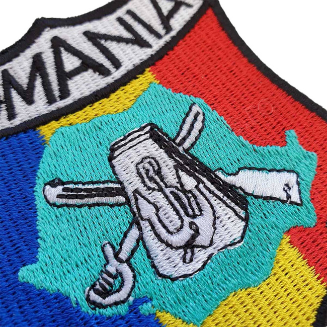 Emblema Graniceri, cu aplicare prin coasere