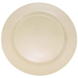 Lemez, bamboo, 24 cm diameter, barna