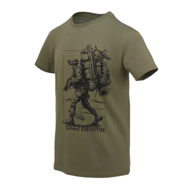 ICONIC T-SHIRT - LIGHT INFANTRY - OLIVE GREEN - HELIKON-TEX