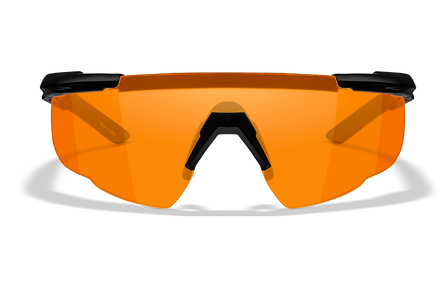 BALLISTIC SUNGLASSES - SABER ADVANCED - WILEY X - ORANGE