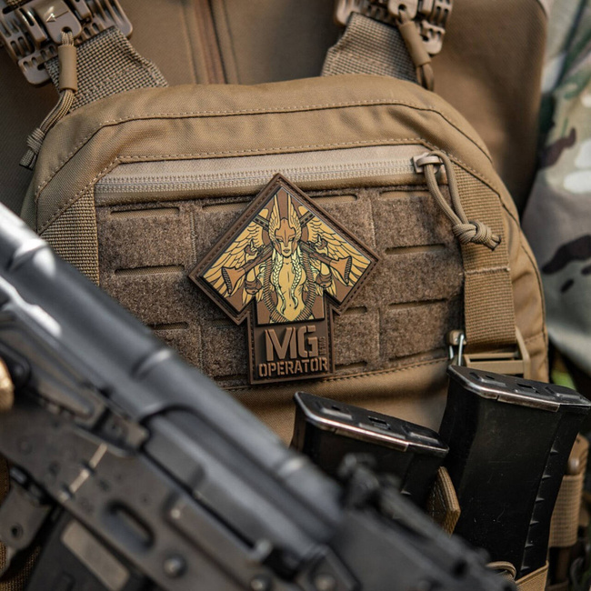 PATCH MG OPERATOR PRINT PVC - COYOTE  - M-TAC