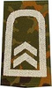 EMBLÉMA - GERMAN ARMY FLECKTARN CAMO/SILVER SHOULDER LOOPS ´OBERFELDWEBEL´