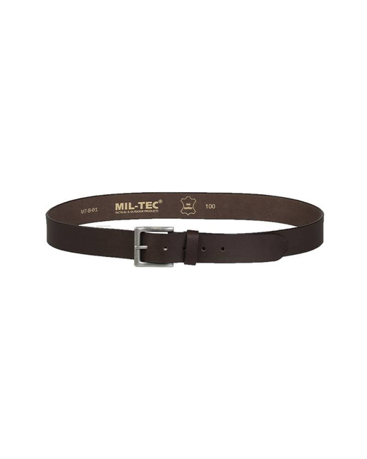 BELT - NAPPA-LEATHER - MIL-TEC® - BROWN