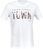 ORGANIC COTTON T SHIRT "TOWN" - WHITE