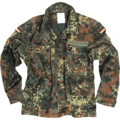 NÉMET TÁBORI ING - FLECKTARN CAMO - KATONAI FELESLEG - HASZNÁLT