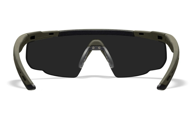 BALLISTIC SUNGLASSES - SABER ADVANCED - WILEY X - GREY/CLEAR/LIGHT RUST - Matte OD Green 