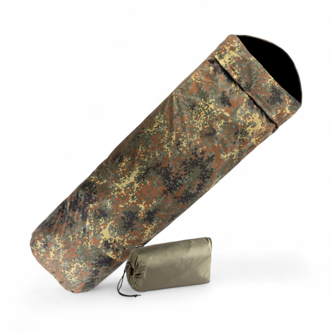 SLEEPING BAG COVER - 3-LAYER LAMINATE - 225 x 85 CM - Mil-Tec® -  FLECKTARN