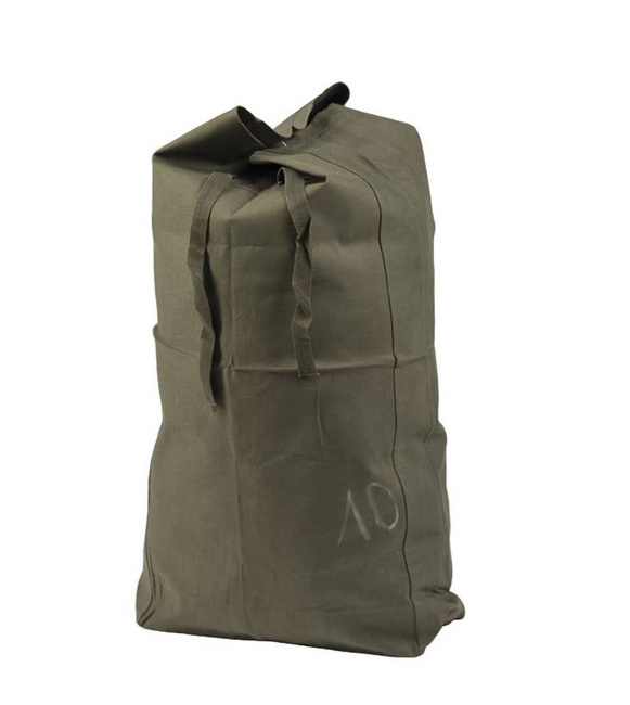 LARGE TRANSPORTATION BAG - OD - BELGIAN MILITARY SURPLUS - LIKE NEW