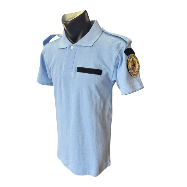 Prison Guard Polo T-Shirt, Light Blue