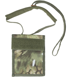 Mandra Wood Black Neck Wallet