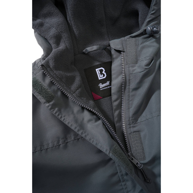 NŐI KABÁT - FRONTZIP SZÉLKABÁT - ANTHRACITE - BRANDIT
