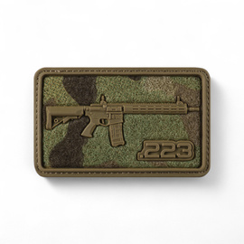 AR-15 Patch - 3D PVC - Multicam - M-TAC