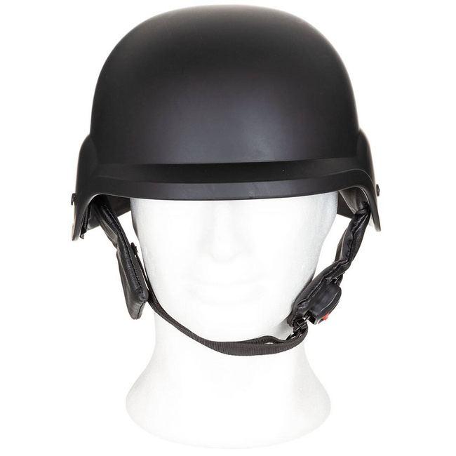 BLACK CADET HELMET - MILITARY SURPLUS FROM BRITISH ARMY - USED