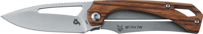 ÖSSZECSUKHATÓ KÉS - "RACLI" - BLACKFOX® - ZEBRA WOOD