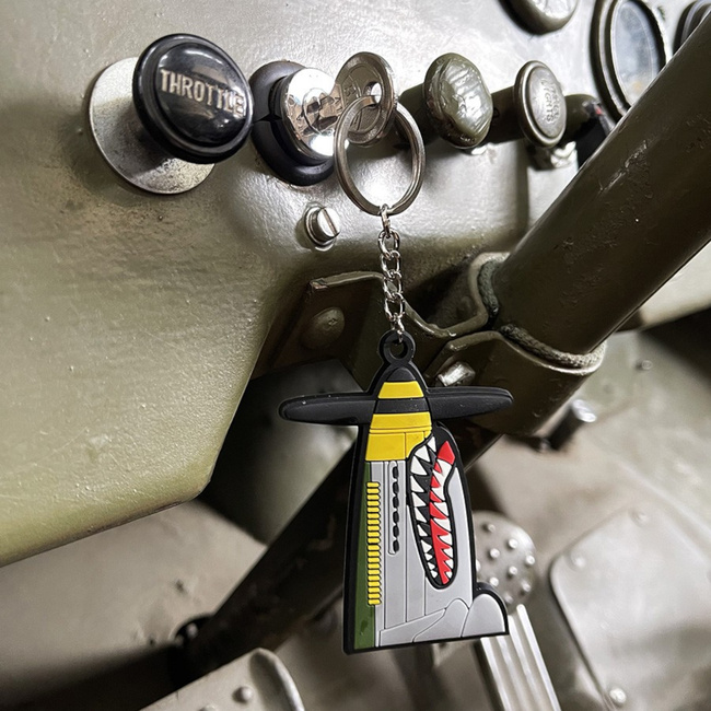 3D PVC KEYCHAIN - P-51 MUSTANG