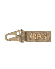 TACT. KEYHOLDER - BLOOD AB pos - 5 PC./PACK -  COYOTE