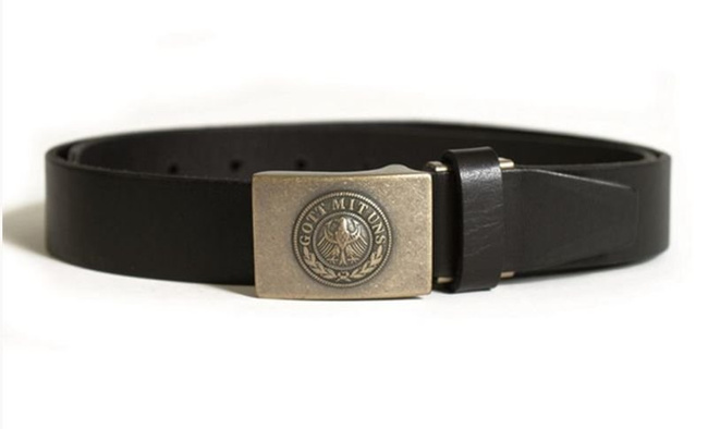 RW BLACK 30 MM LEATHER BELT
