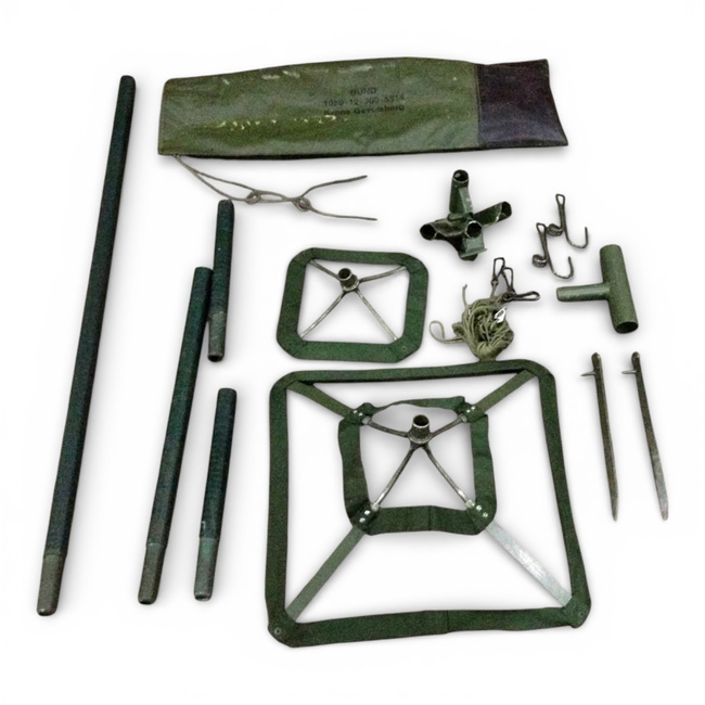 Álcaháló tartó felszerelés - Német Hadsereg katonai felesleg - OD zöld - Jó állapotban