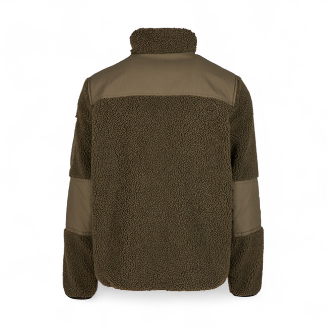 Men's Teddyfleece Jacket - Ramble - With Ripstop Inserts - Olive Green - Brandit