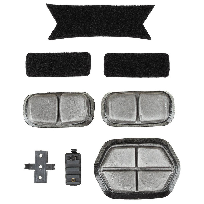 US sisak - "FAST-paratroopers" - ABS-műanyag - sínek - FEKETE - MFH