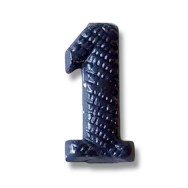 Fém Szám - 1 - Sötétkék - Magyar Hadsereg Katonai Surplus - Mint új