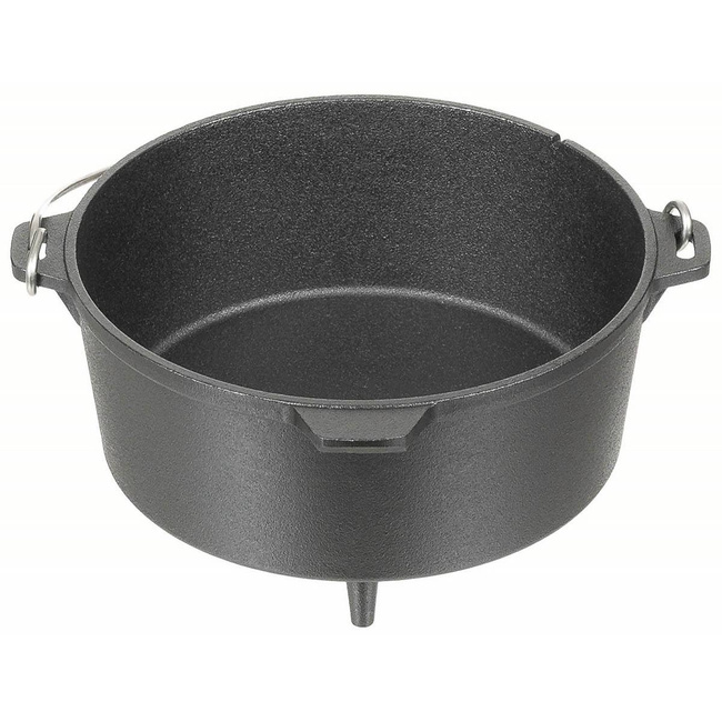 ÖNTÖTTVAS EDÉNY - "DUTCH OVEN" - 3.8 L - FEKETE - FOX® Outdoor