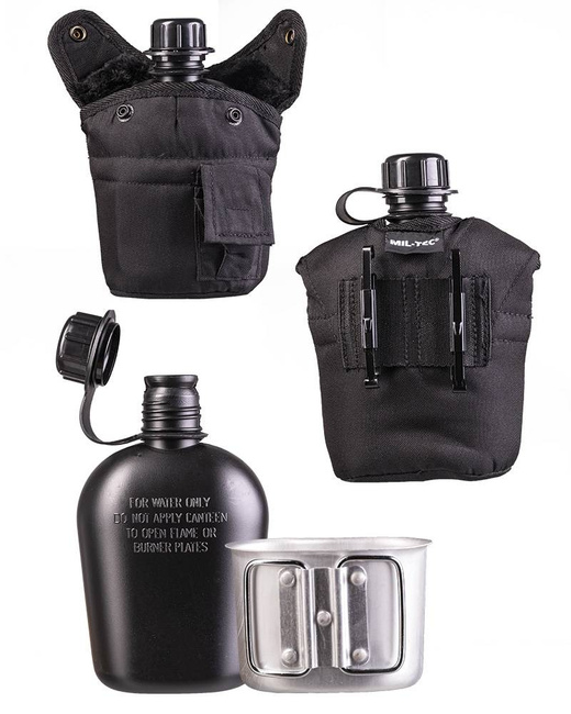 AMERIKAI VIZES KANCSÓ - TASAKKAL ÉS KULACCSAL - 900 ML - FEKETE
