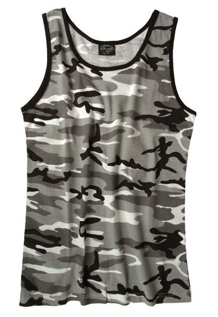 COTTON TANK TOP - Mil-Tec - URBAN CAMO