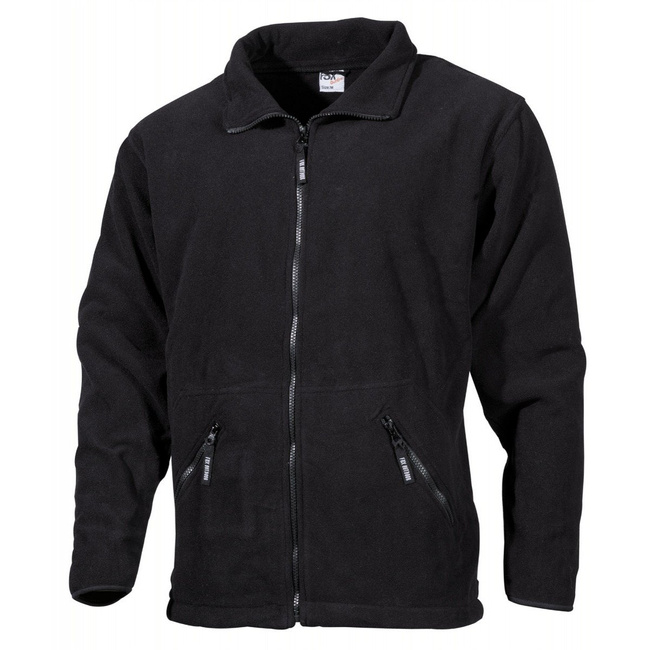 Fleece Jacket, "Arber", Black