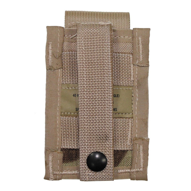 US bullet pouch, "MOLLE", 3 col.desert, orig., like new. 5 cm, 3 cm, 9 cm