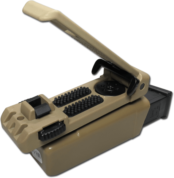 Pisztolytáska MOLLE Swiveling Plastic Holster For Magazine 9mm coyote