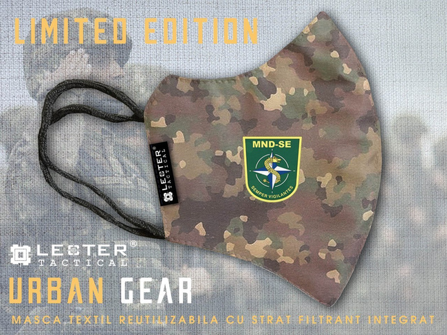 MASCA COMBAT PERSONALIZATA - REUTILIZABILA - LECTER TACTICAL