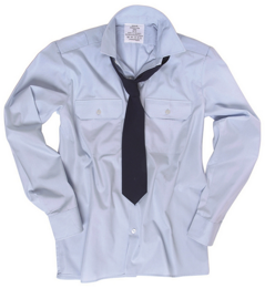 NÉMET SZOLGÁLATI ING - HOSSZÚ UJJÚ - KÉK - KATONAI FELESLEG - HASZNÁLT