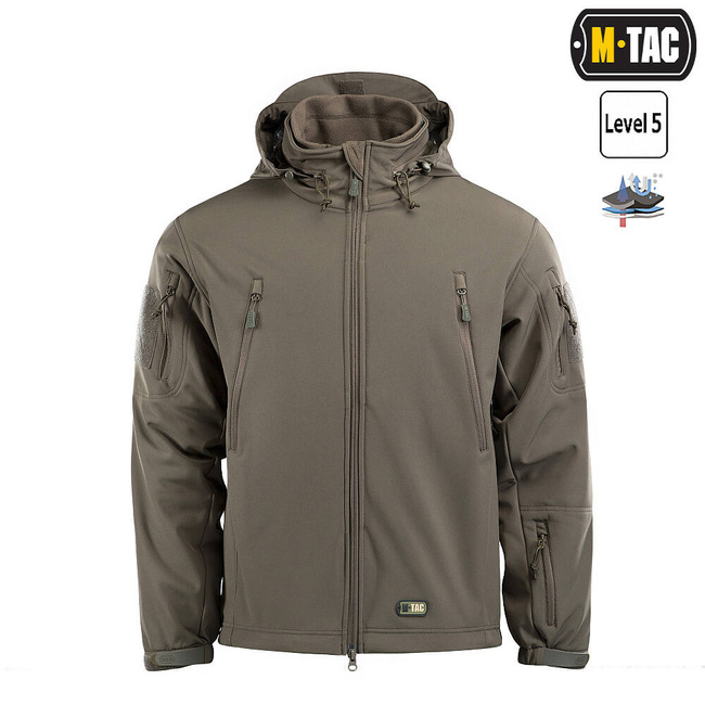 SOFTSHELL JACKET WITH LINING, OLIVE - M-TAC