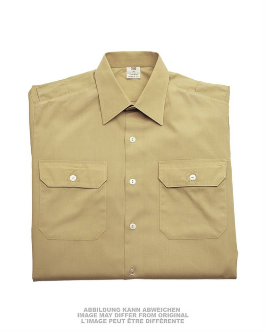 GERMAN SERVICE SHIRT - SHORT SLEEVES - USED