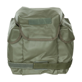 NEHÉZ VINIL TÁSKA VÉDŐMASZKHOZ - MP5 - KATONAI TÖBBLET LENGYEL HADSEREG - OD ZÖLD - MINT ÚJ