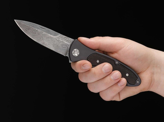 "LEOPARD-DAMASCUS III 42" Zsebkés - BOKER