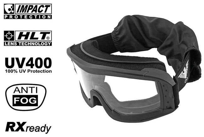 TAKTIKAI SZEMÜVEG - KHS® Tactical Eyewear - FEKETE