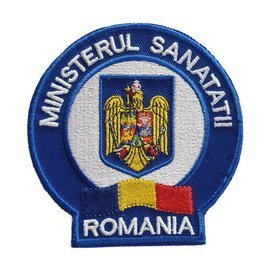 Emblema Ambulanta SAJ maneca, cu apliacre termică