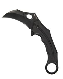ONE-HAND KNIFE - G10 - KARAMBIT - Mil-Tec - BLACK