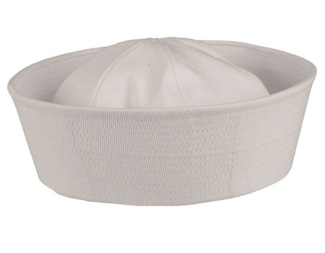 US WHITE NAVY SAILOR HAT